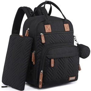 Diaper Bag Backpack, 4 in 1 kit Large Unisex Baby Boys Girls Waterproof Travel